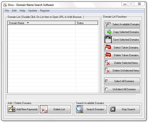 DNSS Domain Name Search